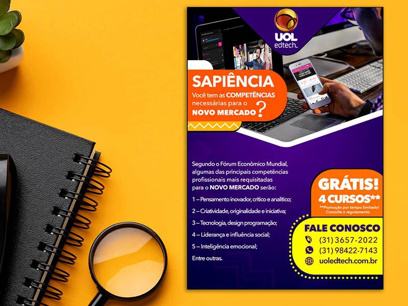 Flyer Digital - Cursos online - UOL Edtech