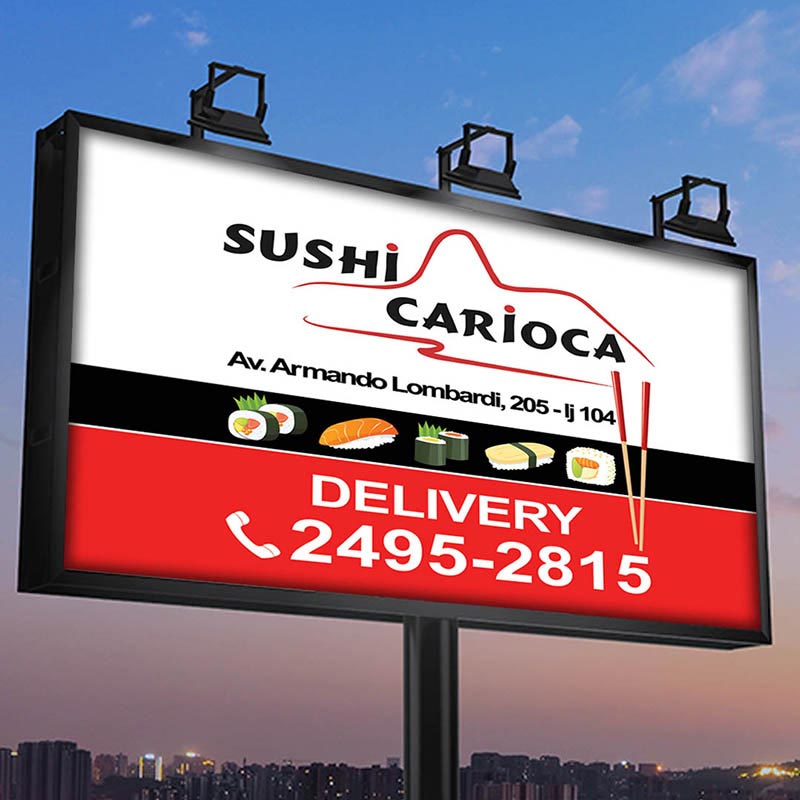 Painel Frontlight - Sushi Carioca