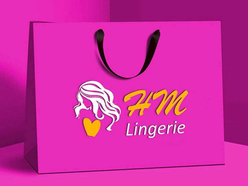 Logomarca e aplicações - H&M Lingerie